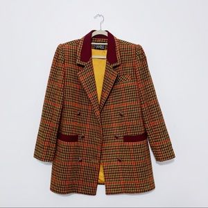 Vintage Plaid Jacket